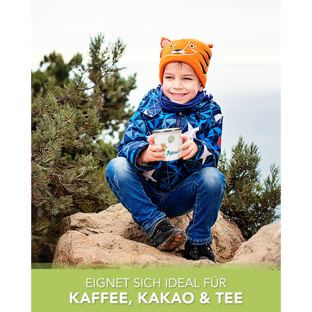 Unikatolo Emailletasse Motiv Fuchs