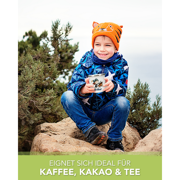 Unikatolo Emailletasse Motiv Ritter