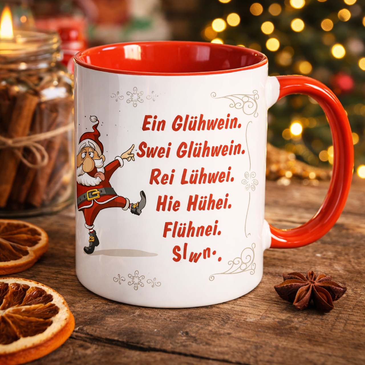 Unikatolo Glühweintasse lustig mit Name personalisiert