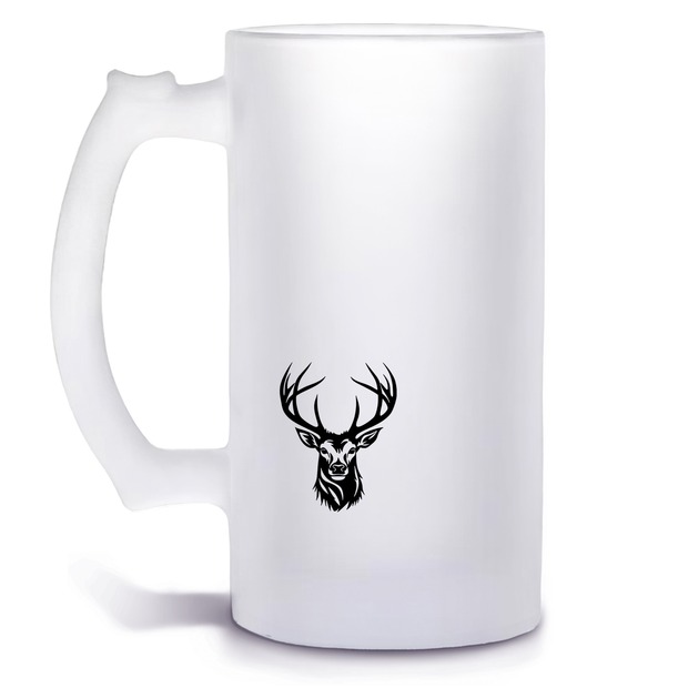 Unikatolo Bierkrug mit Name personalisiert - Hirsch2