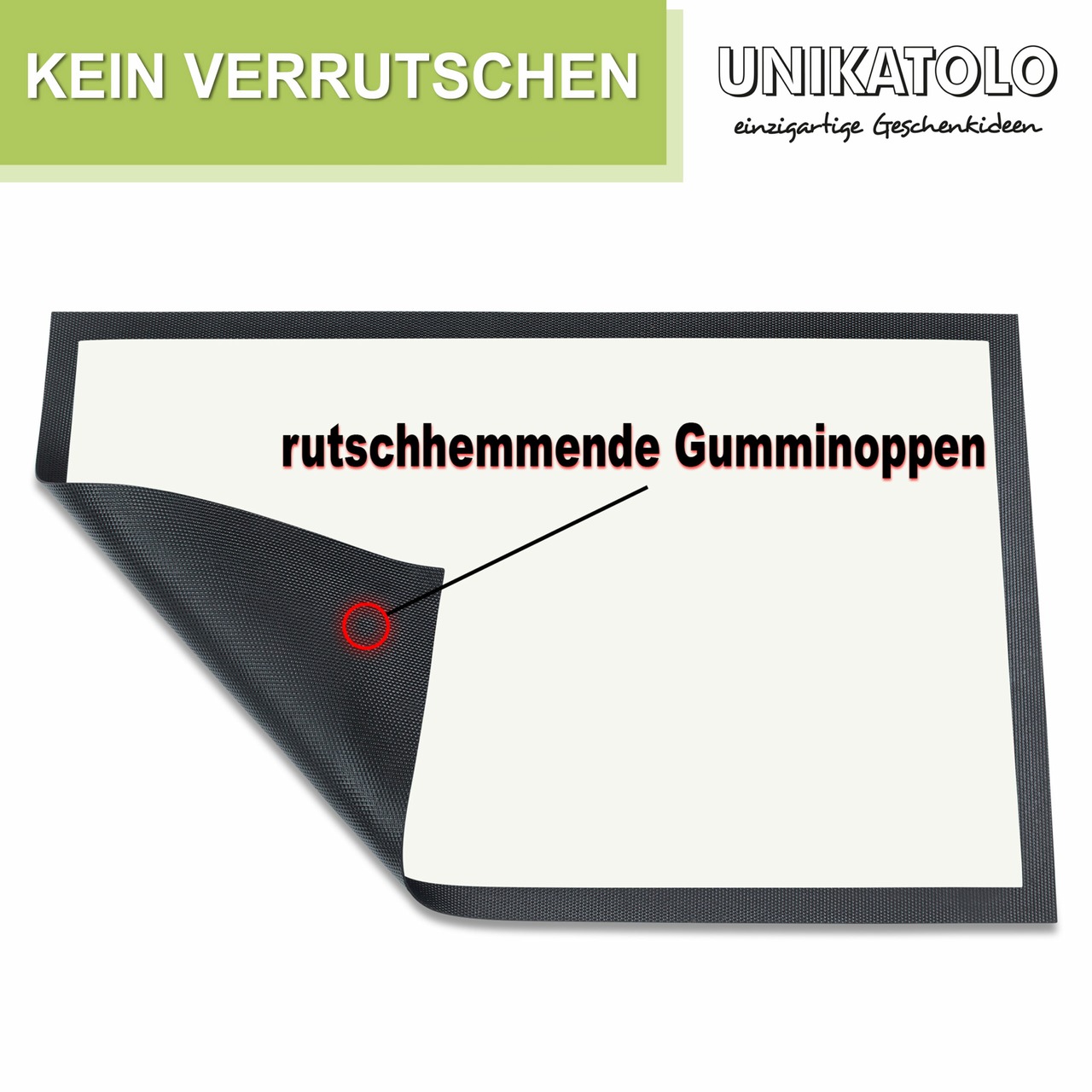 Unikatolo Fußmatte Motiv SCHULE