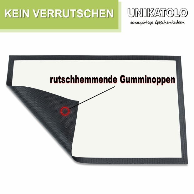 Unikatolo Fußmatte Motiv SCHULE