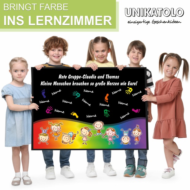 Unikatolo Fußmatte Motiv HÄNDE Kita