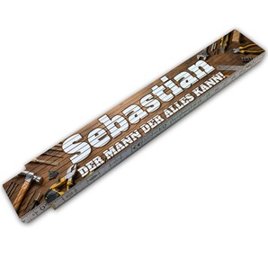 Unikatolo Zollstock Alleskönner mit Name personalisiert