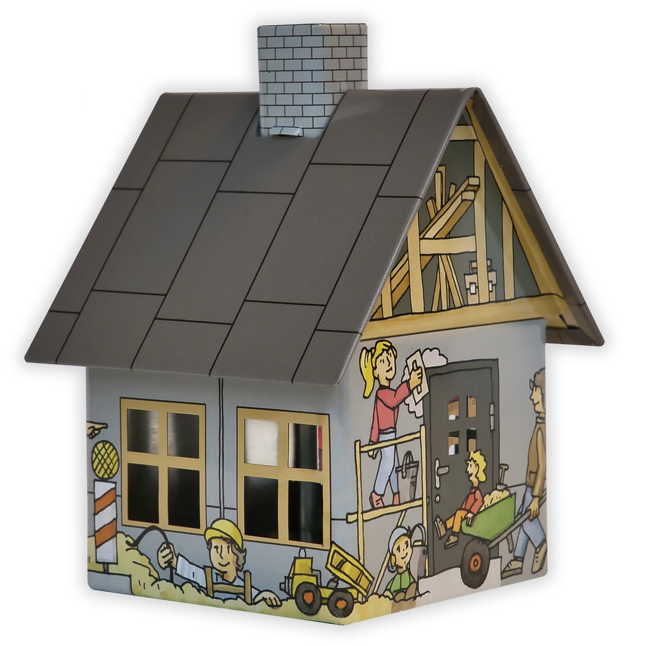 Original Crottendorfer Räucherhäuschen Baustelle