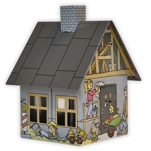 Original Crottendorfer Räucherhäuschen Baustelle