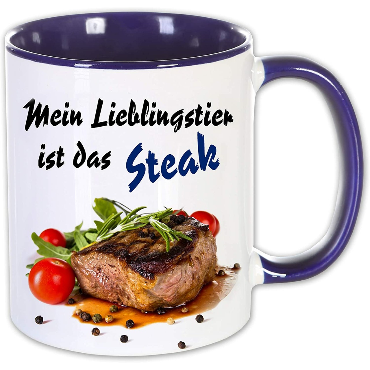 Unikatolo Tasse Lieblingstier Steak