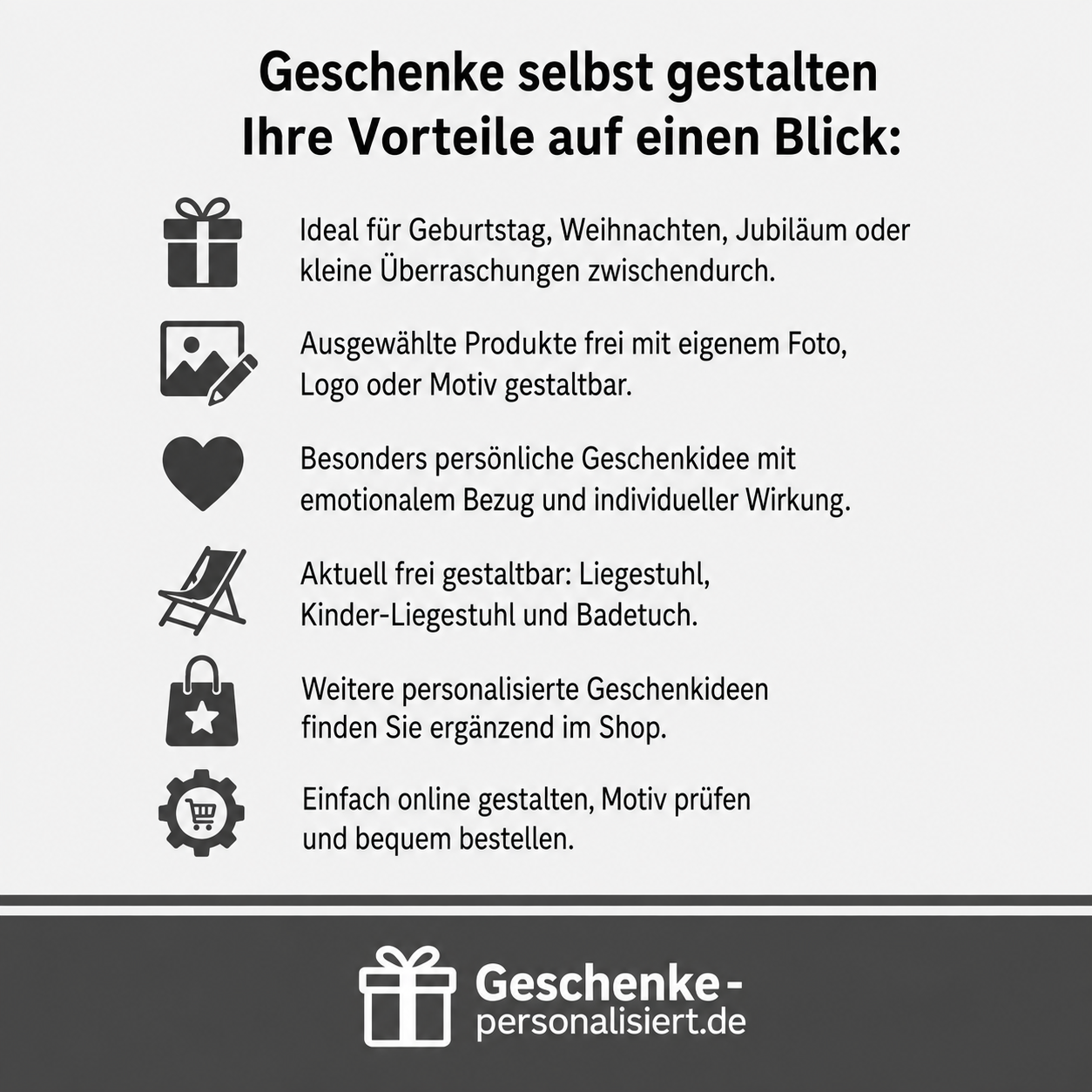 Vorteile selbst gestalteter Geschenke