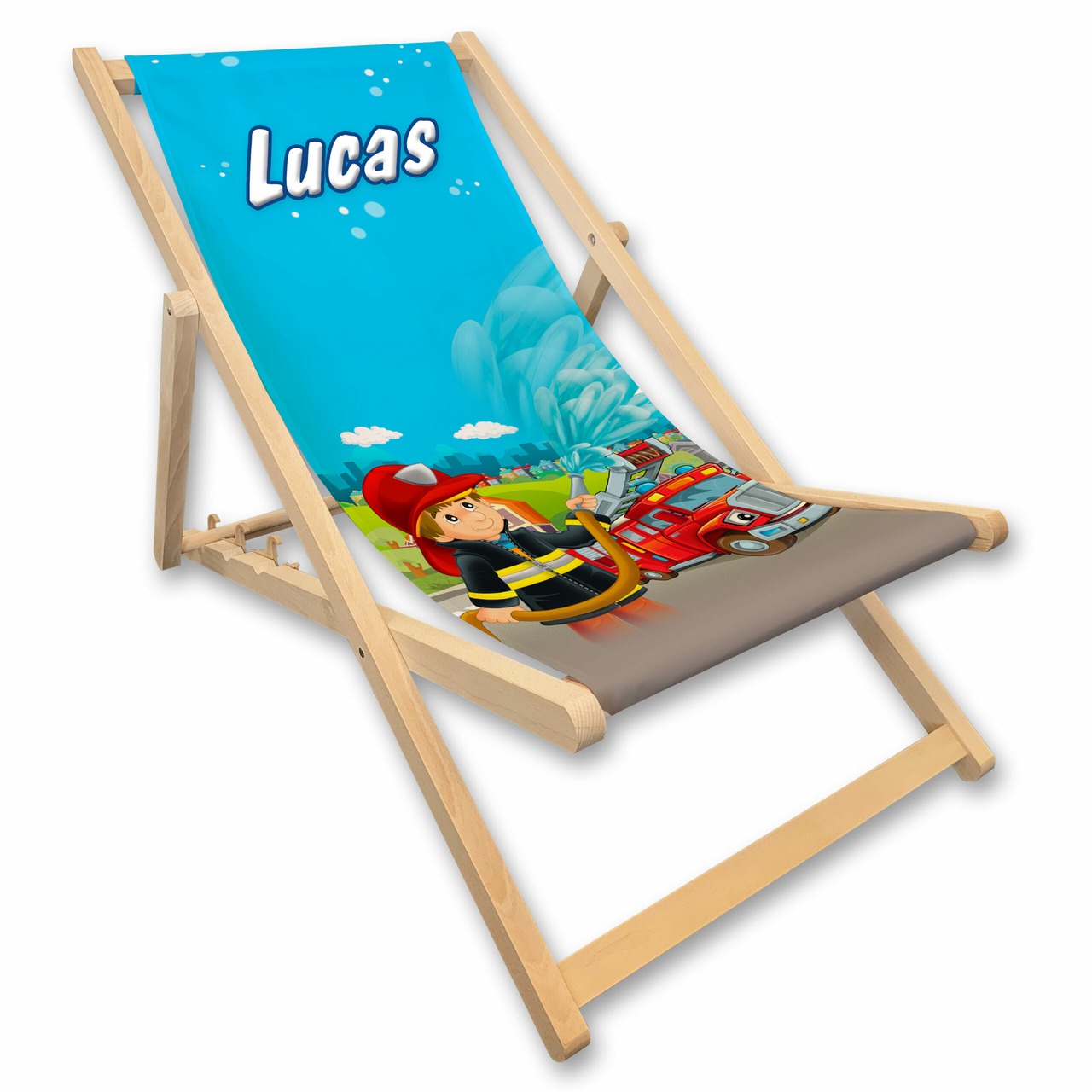 Kinderliegestuhl Feuerwehr