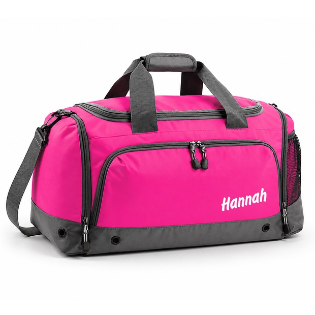 Unikatolo Sporttasche mit Name personalisiert Kinder & Erwachsene | PINK