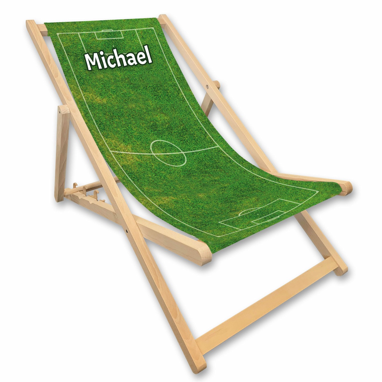 Unikatolo Liegestuhl Fußball Name personalisiert