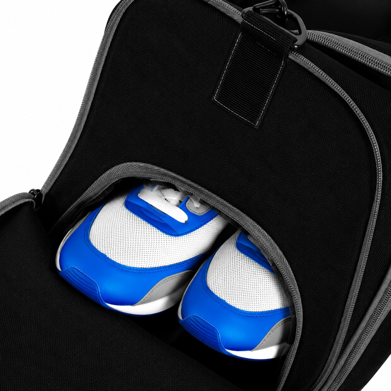 Unikatolo Sporttasche mit Name personalisiert Kinder & Erwachsene | SCHWARZ