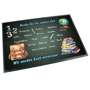 Unikatolo Fußmatte Motiv SCHULE
