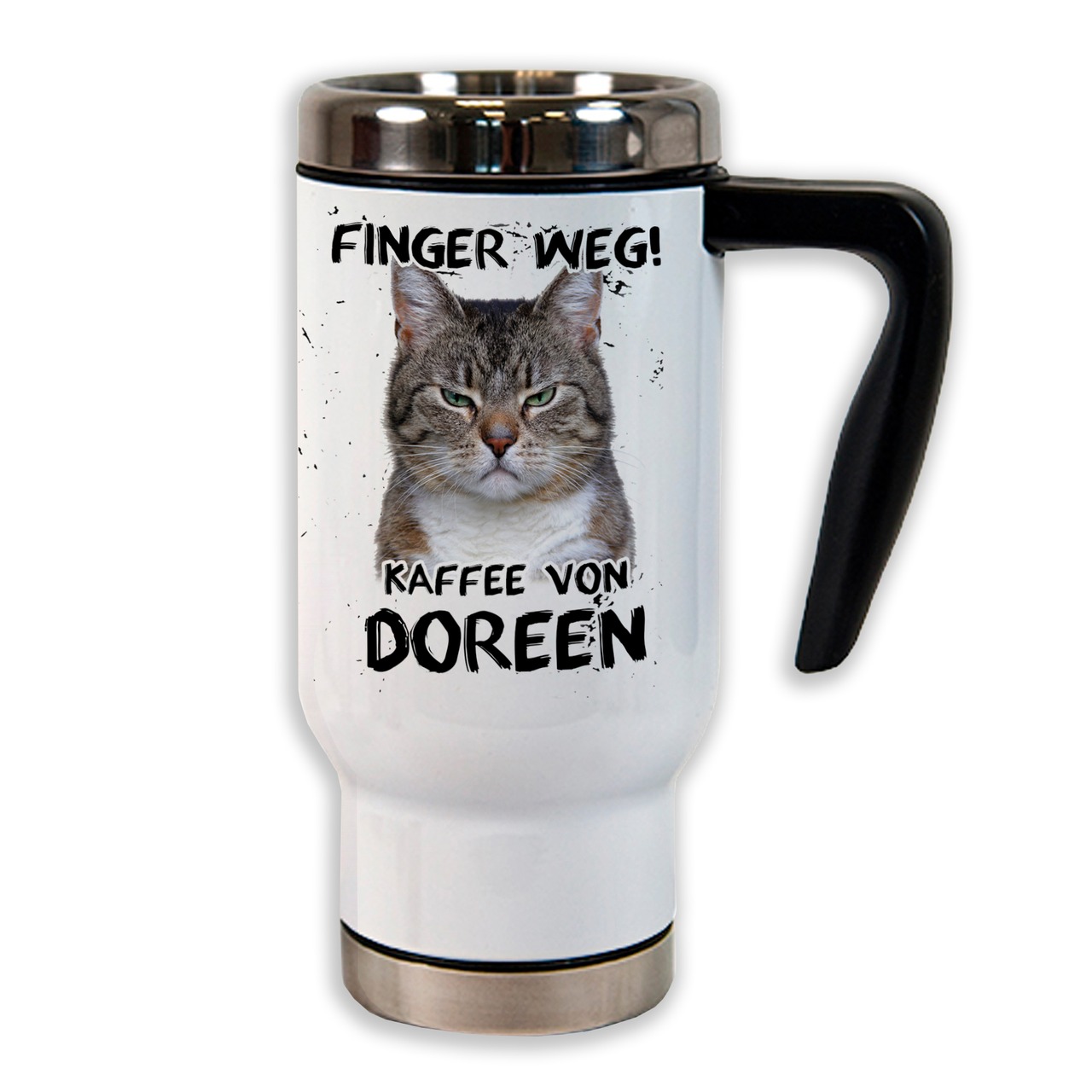 Unikatolo Thermobecher mit Name personalisiert | Finger weg!