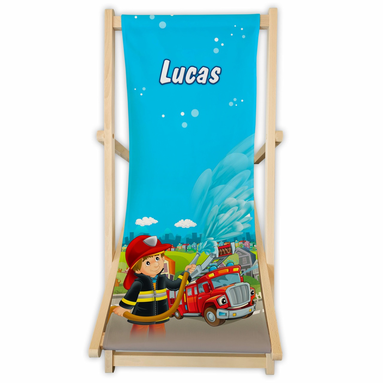 Kinderliegestuhl Feuerwehr