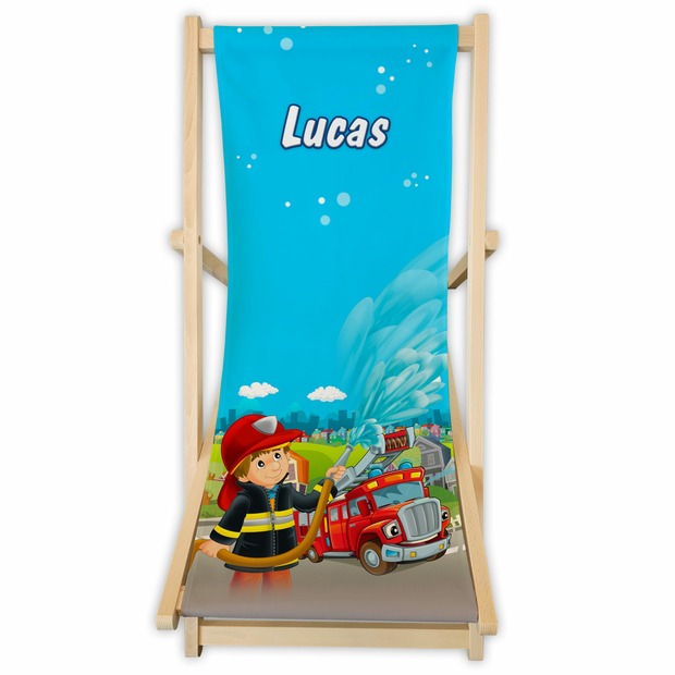 Kinderliegestuhl Feuerwehr