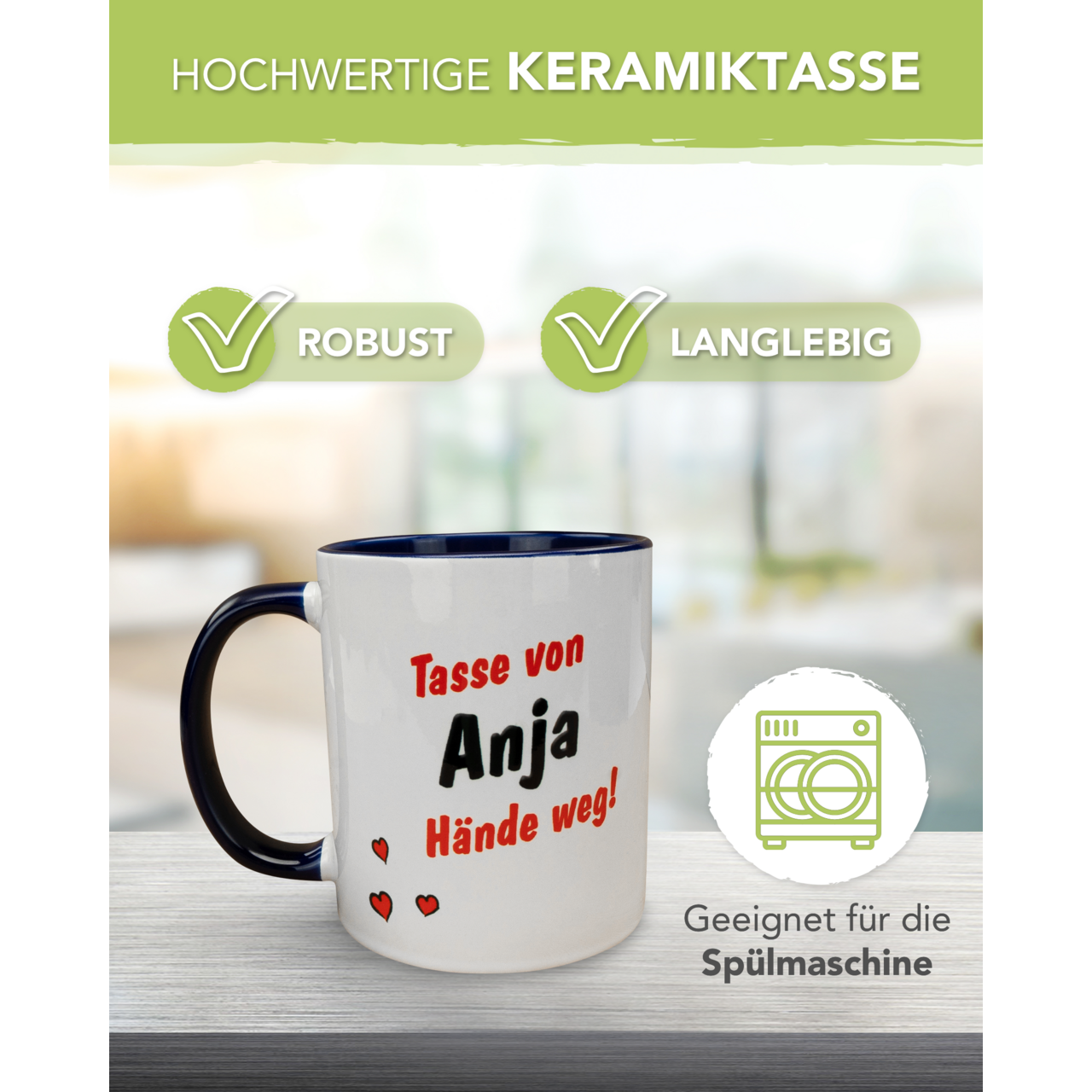 Unikatolo Personalisierte Tasse Motiv Nimm mich...