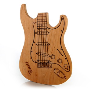 Unikatolo Schneidebrett E-Gitarre personalisiert mit Name