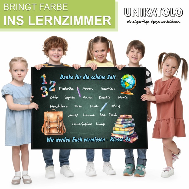 Unikatolo Fußmatte Motiv SCHULE