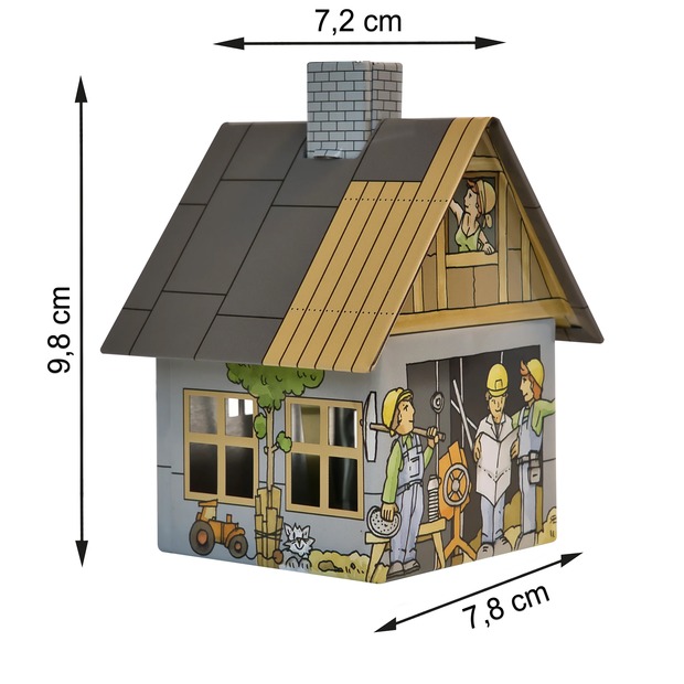 Original Crottendorfer Räucherhäuschen Baustelle