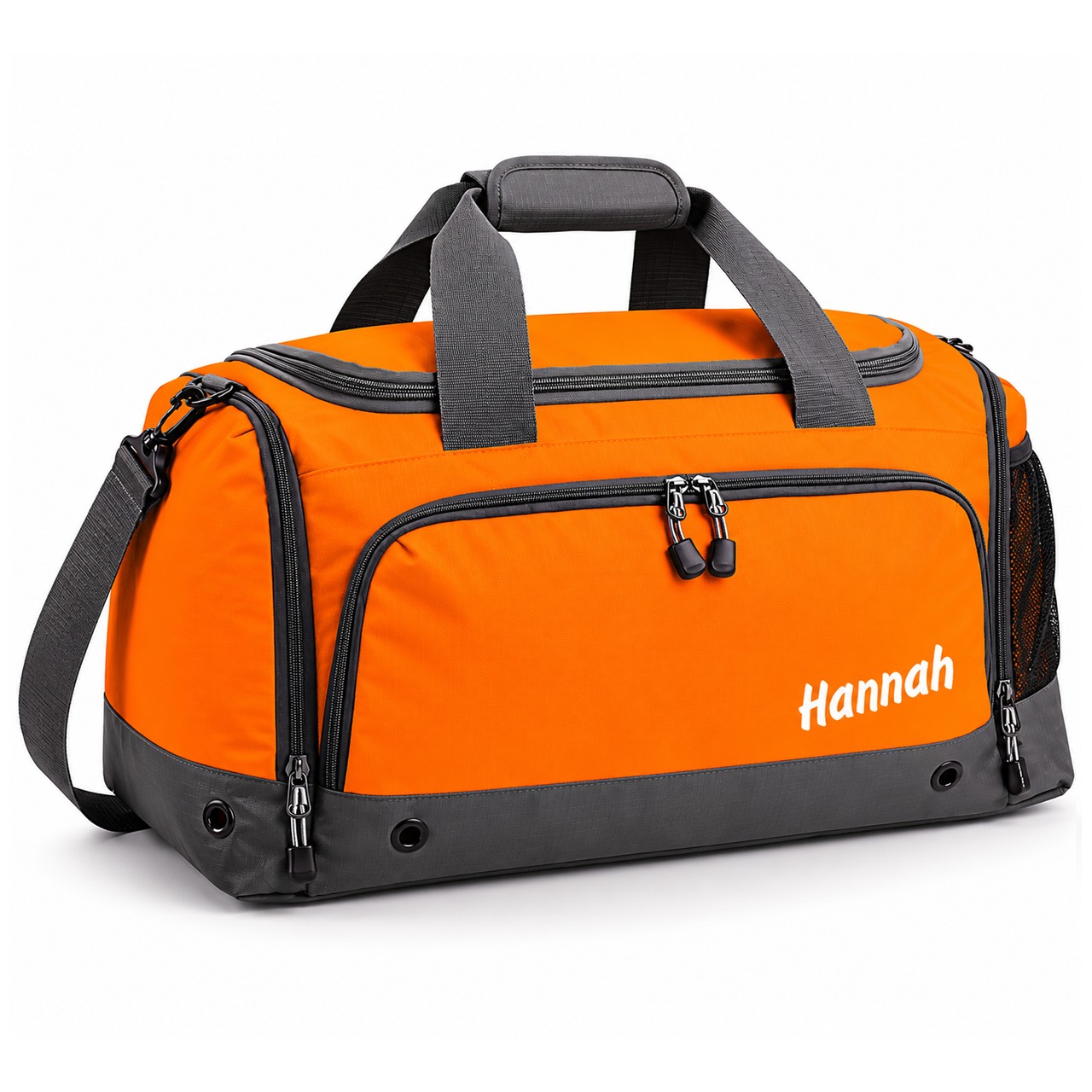 Unikatolo Sporttasche mit Name personalisiert Kinder & Erwachsene | ORANGE