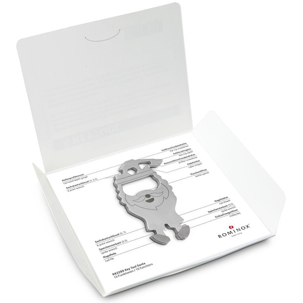 ROMINOX® Key Tool Santa Multitool Werkzeug mit 15 Funktionen