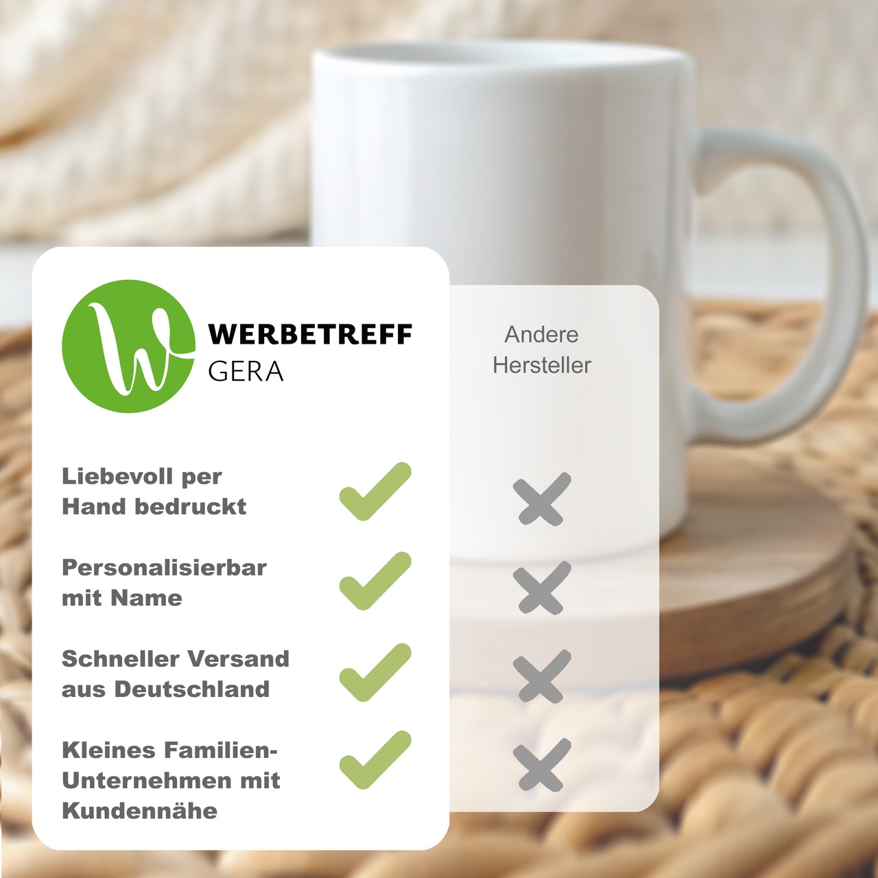 Unikatolo Tasse mit Name personalisiert Kinder Motiv Traktor GRÜN
