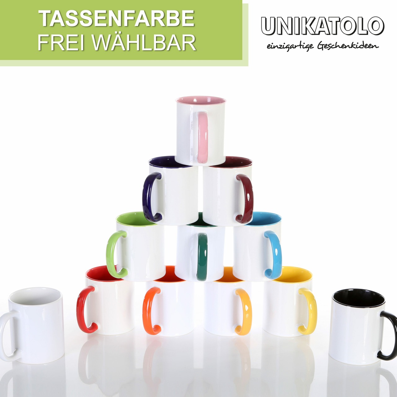 Unikatolo Personalisierte Tasse mit Foto bedruckt