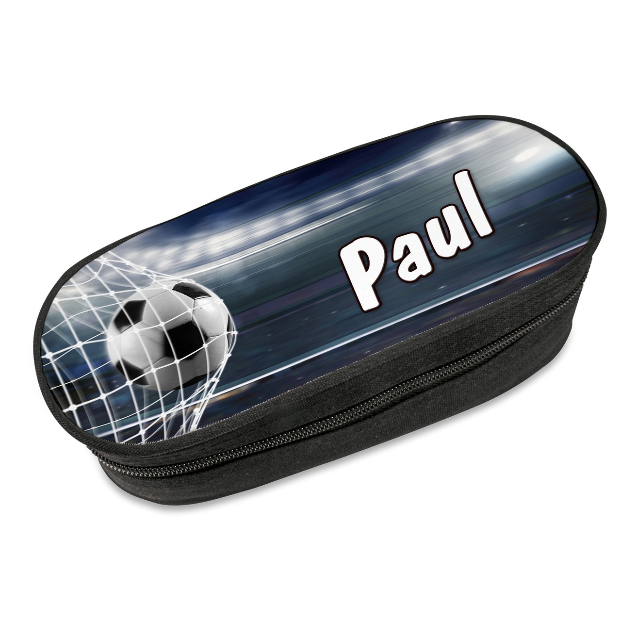 Unikatolo Federmäppchen Fußball mit Name personalisiert