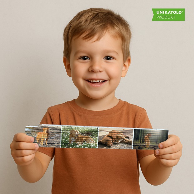 Unikatolo Zollstock / Meterstab mit Logo oder Foto personalisiert bedruckt
