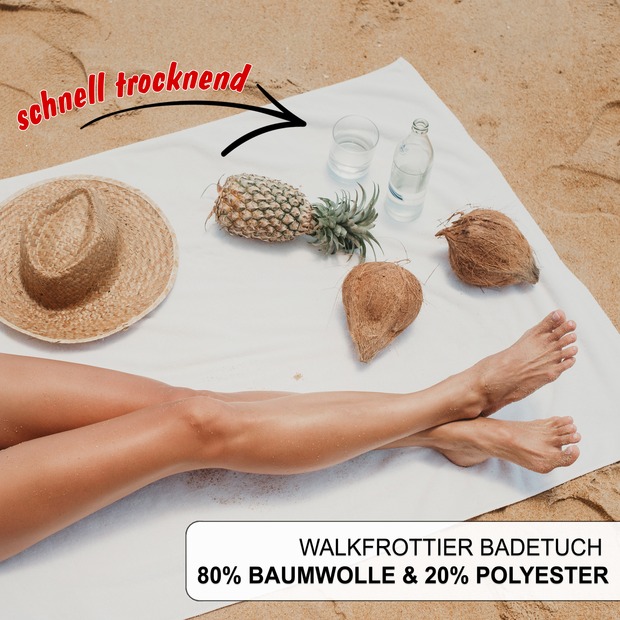 Unikatolo Handtuch Badetuch mit Name personalisiert Aperol Spritz