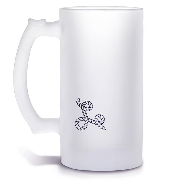 Unikatolo Bierkrug mit Name personalisiert - Anker