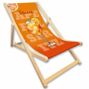 Unikatolo Liegestuhl SPRITZ APERITIF mit Name personalisiert