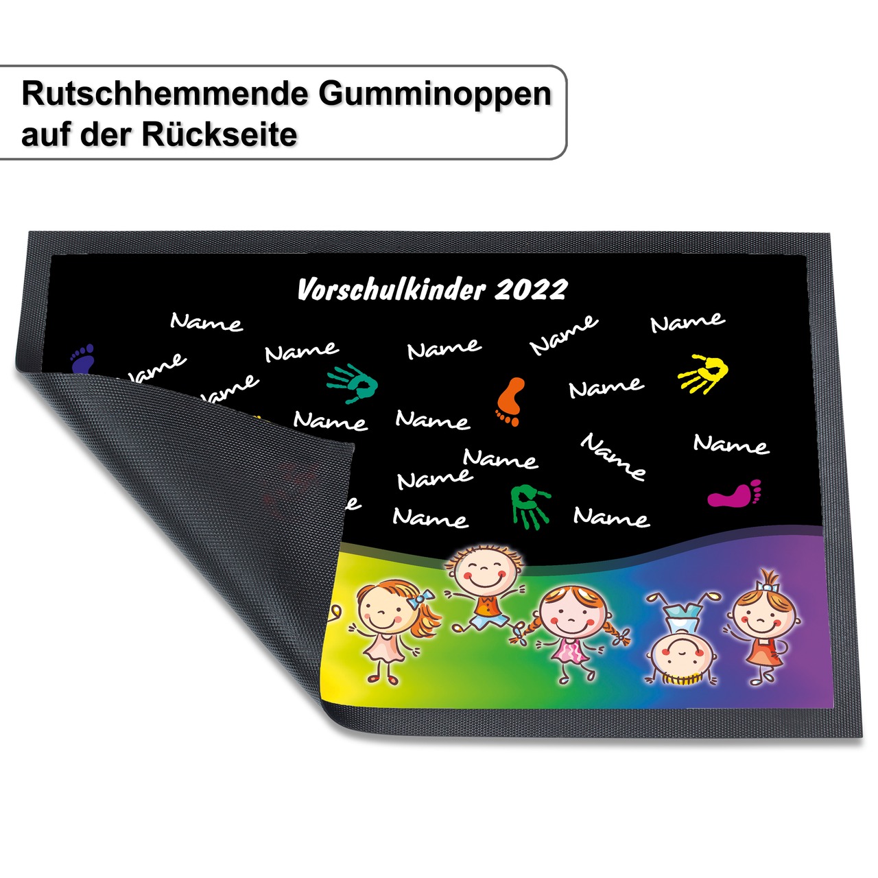 Unikatolo Fußmatte Motiv HÄNDE Kita