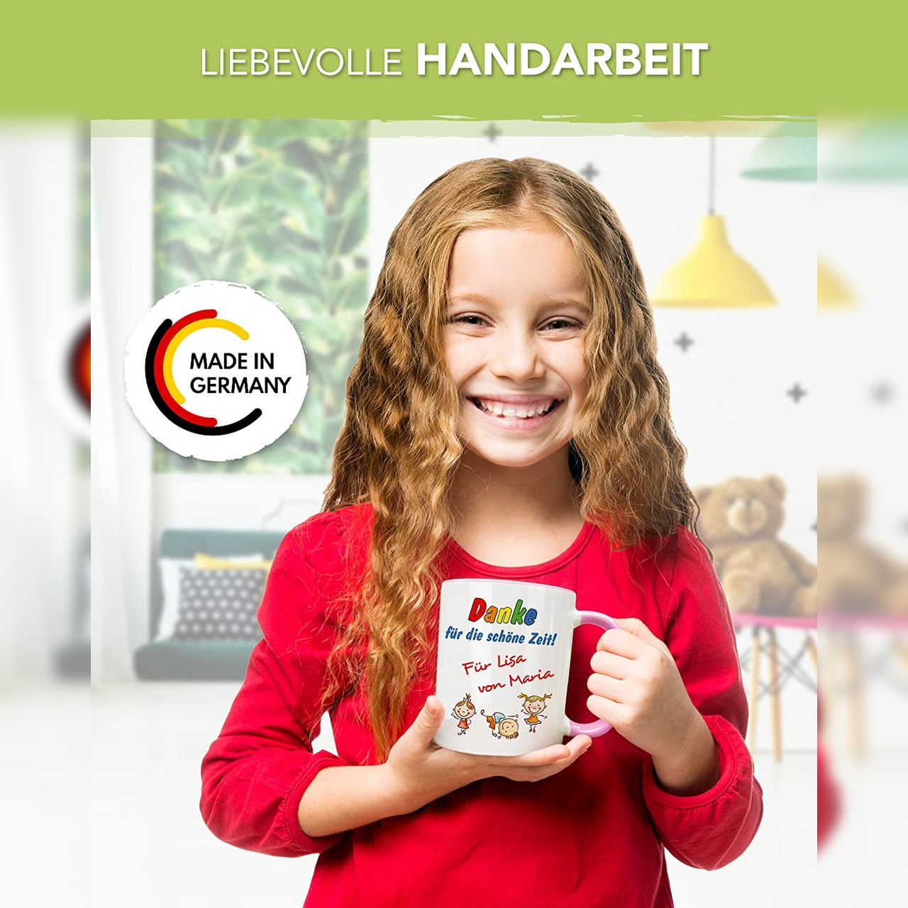 Unikatolo Tasse zum KiTa Abschied mit Namen bedruckt | ROSA
