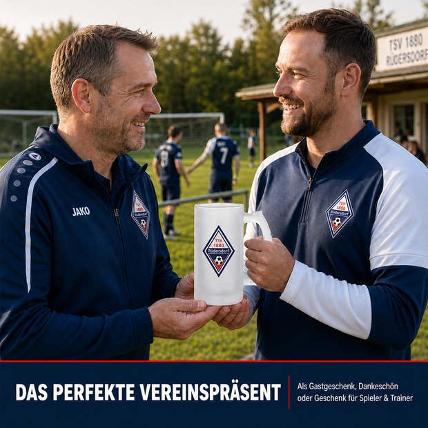Unikatolo Bierkrug mit eigenem Logo oder Foto personalisiert