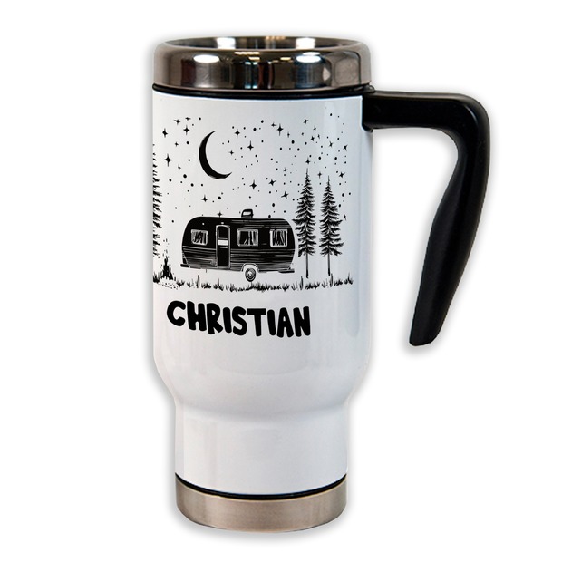 Unikatolo Thermobecher mit Name personalisiert | Camper