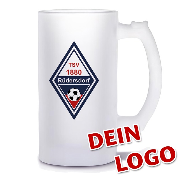 Unikatolo Bierkrug mit eigenem Logo oder Foto personalisiert