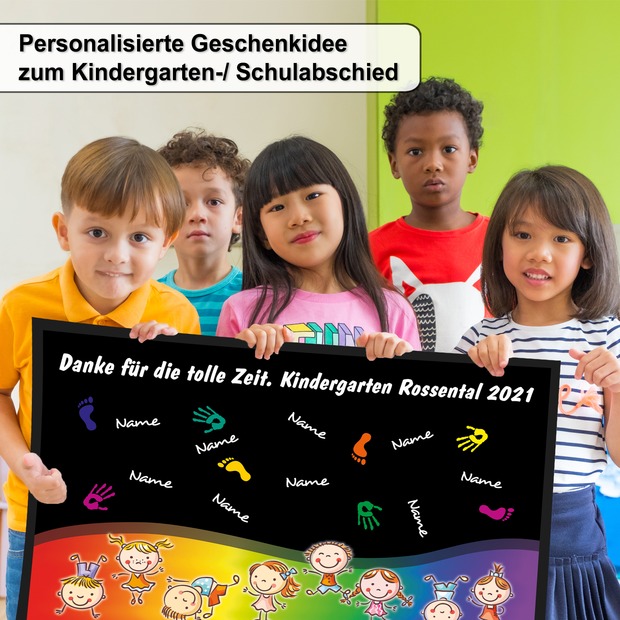 Unikatolo Fußmatte Motiv HÄNDE Kita