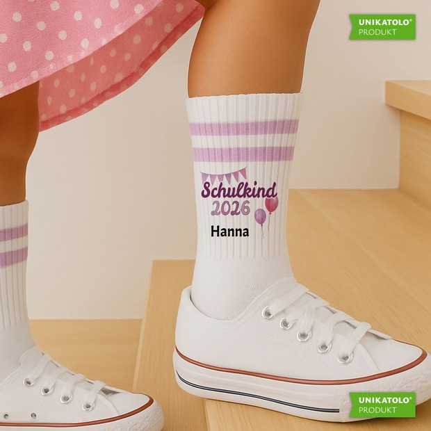 Schulkind Socken für Kinder zum Schulanfang
