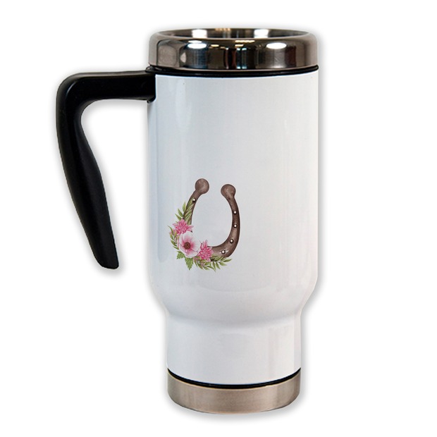 Unikatolo Thermobecher mit Name personalisiert | Pferd