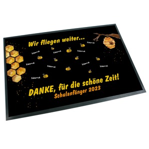 Unikatolo Fußmatte Motiv BIENEN KiTa