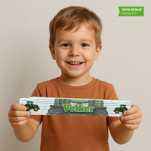 Unikatolo Zollstock Trecker mit Name personalisiert