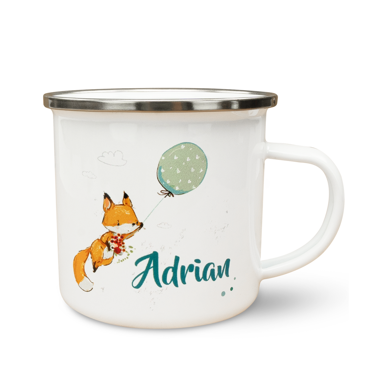 Unikatolo Emailletasse Motiv Fuchs