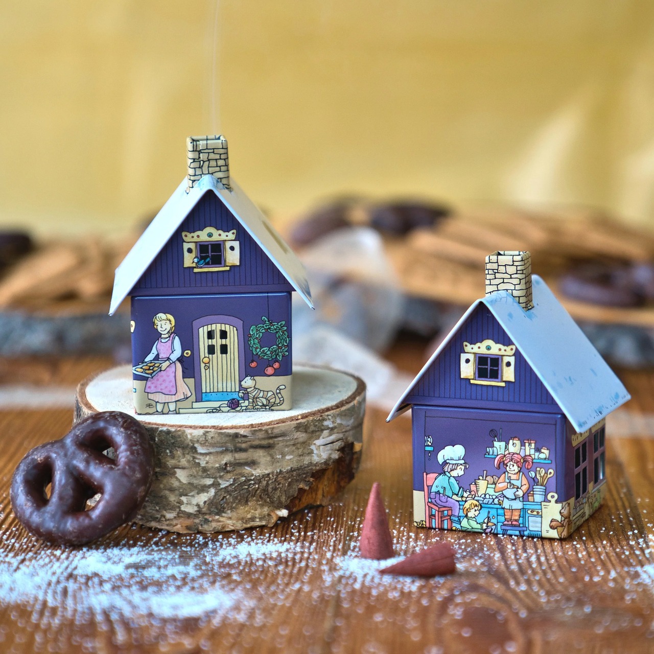 Original Crottendorfer Räucherhäuschen Weihnachtsbäckerei