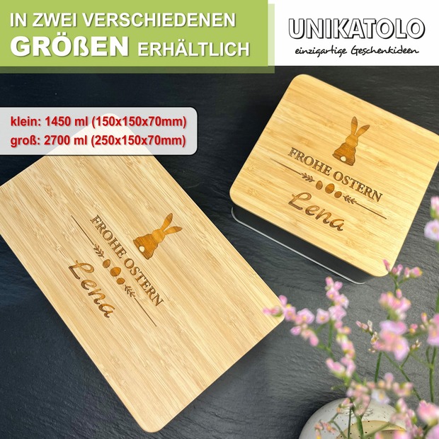 Unikatolo Personalisierte Keksdose OSTERN mit Name