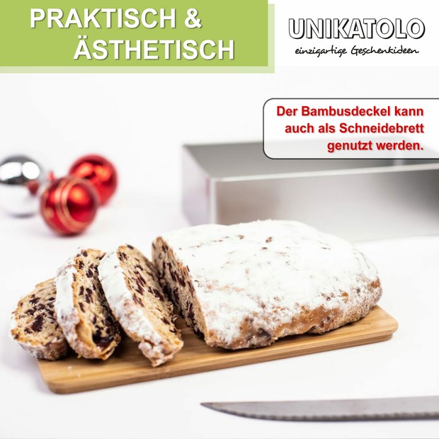 Unikatolo Personalisierte Keksdose mit Gravur (Häuser)