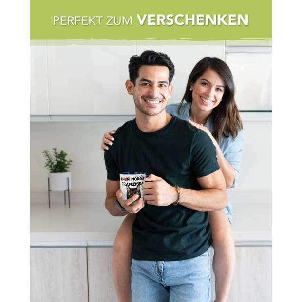 Unikatolo Tasse mit Name personalisiert Motiv Miezepeter